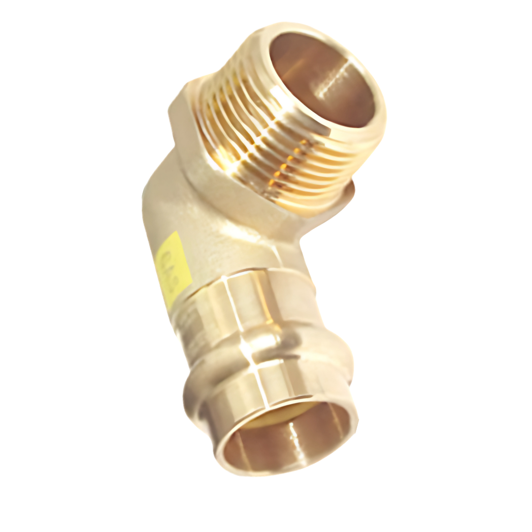 Copper Press Male Elbow - Gas