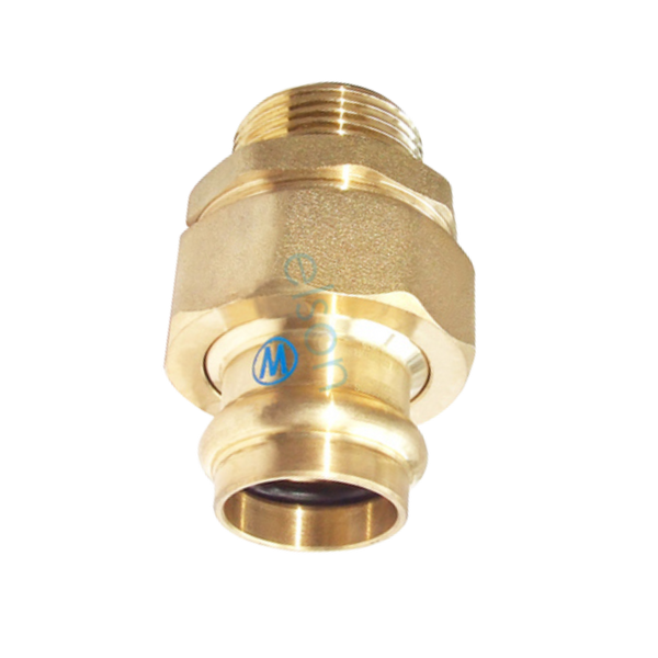 Copper Press Male Union - Water