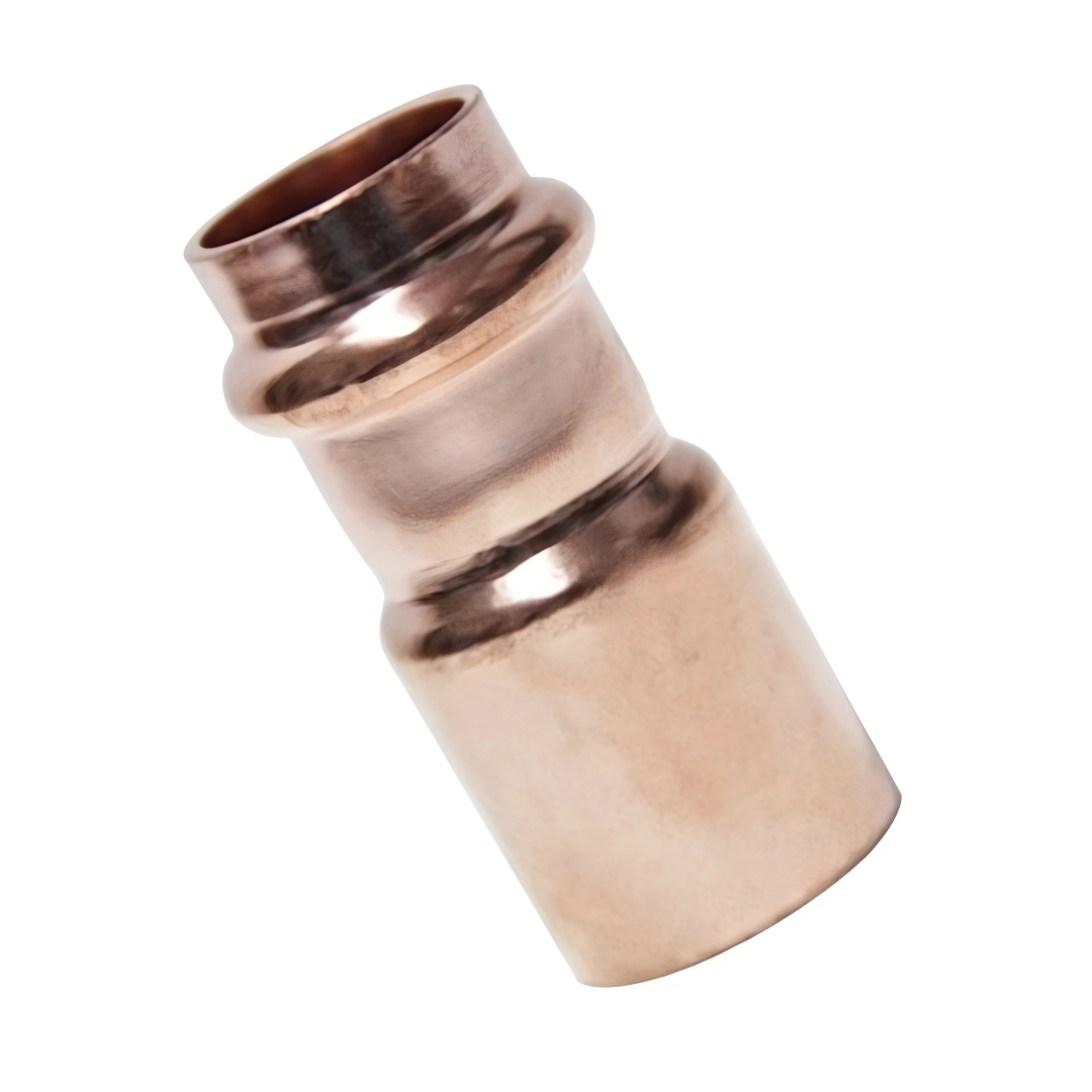 Copper Press Reducing Coupling MF - Gas