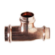 Copper Press Reducing Tee - Water
