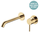 Fienza Kaya Urban Brass Basin/Bath Wall Mixer Dress Kit Set Round Plates 200Mm Outlet Lf
