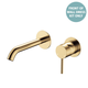 Fienza Kaya Urban Brass Basin/Bath Wall Mixer Dress Kit Set Round Plates 160Mm Outlet Lf