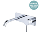 FIENZA KAYA BASIN/BATH WALL MIXER 160 DRESS KIT SOFT SQU PLATE CHROME