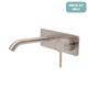 Fienza Kaya Brushed Nickel Basin/Bath Wall Mixer Dress Kit Set Rect Plate 160Mm Outlet Lf