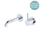 Fienza Kaya Chrome Up Basin/Bath Wall Mixer Dress Kit Set Round Plates 160Mm Outlet Lf
