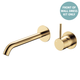 Fienza Kaya Urban Brass Up Basin/Bath Wall Mixer Dress Kit Set Round Plates 200Mm Outlet Lf