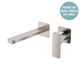 Fienza Tono Wall Mixer Set Dress Kit Square Plates 200Mm Outlet Brushed Nickel Lf Sus30