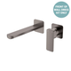 Fienza Tono Wall Mixer Set Dress Kit Square Plates 200Mm Outlet Gun Metal Lf Sus304