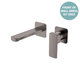 Fienza Tono Wall Mixer Set Dress Kit Square Plates 160Mm Outlet Gun Metal Lf Sus304