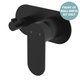 Fienza Empire Slim Wall Diverter Mixer Lg Oval Plate Horizontal Dress Kit Matte Black Lf