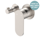 Fienza Empire Slim Wall Div Mixer Sm Round Plts Horizontal Dress Kit Brushed Nickel Lf