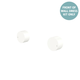 Fienza Kaya Round Wall Taps Dress Kit Matte White Lf