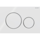 Geberit Sigma 20 Round D/F Button & Access Plate White & Chrome