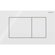 Geberit Sigma40 D/F Button & Access Plate Square White Glass 115.629.Si.1