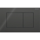 Geberit Sigma40 D/F Button & Access Plate Square Black Glass 115.629.Sj.1