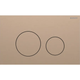 Geberit Sigma40 D/F Button & Access Plate Round Redgold Stainless Steel Brushed 115.628.Qb.1