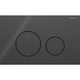 Geberit Sigma40 D/F Button & Access Plate Round Black Glass 115.628.Sj.1