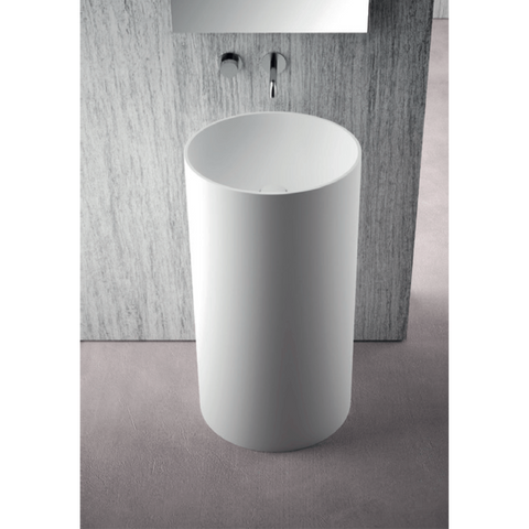 Domus Living Colonia Round O Freestanding Basin Matte White