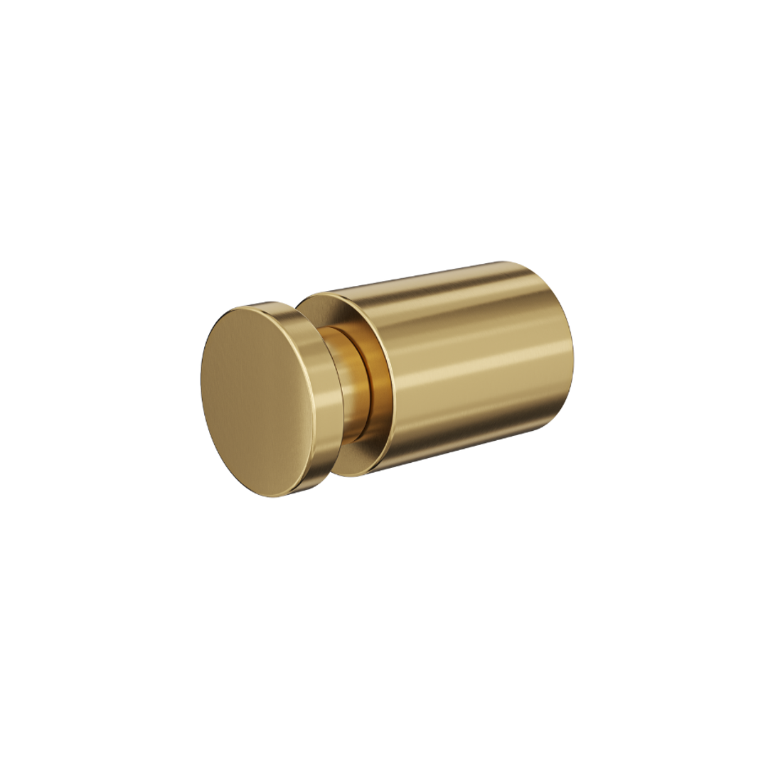 Linsol Dotti Single Robe Hook Brushed Brass