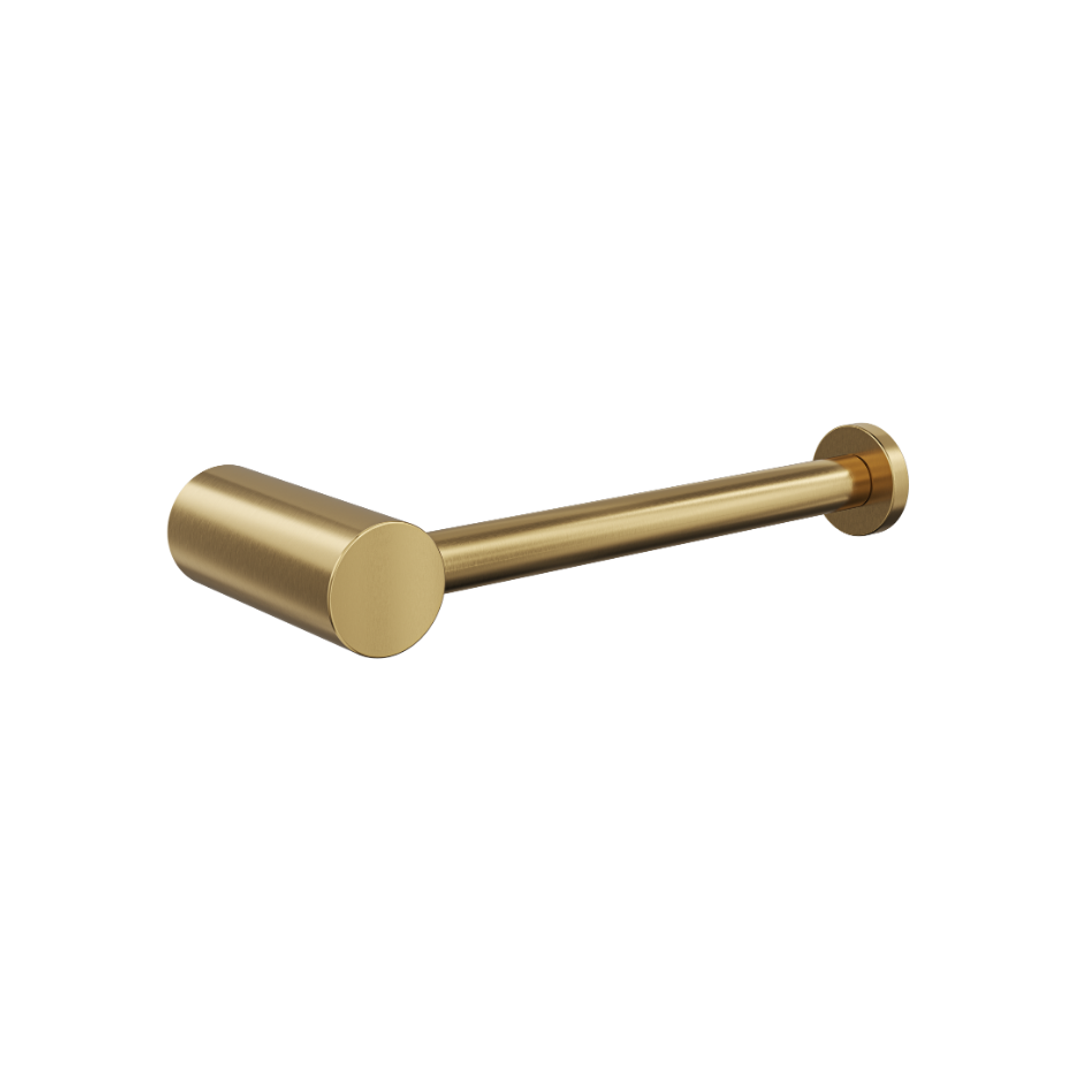 Linsol Dotti Toilet Roll Holder Brushed Brass