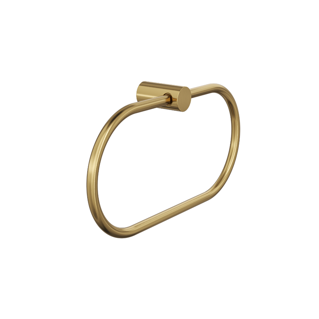 Linsol Dotti Towel Ring Brushed Brass