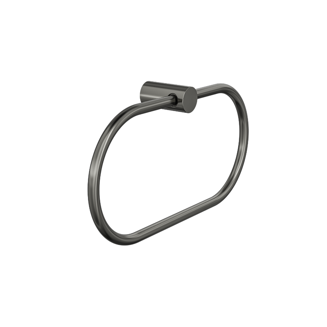 Linsol Dotti Towel Ring Gunmetal