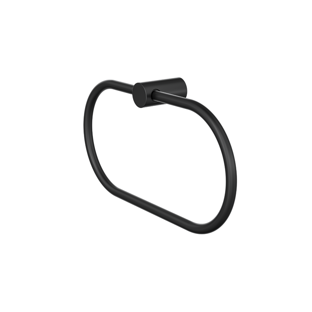 Linsol Dotti Towel Ring Matte Black