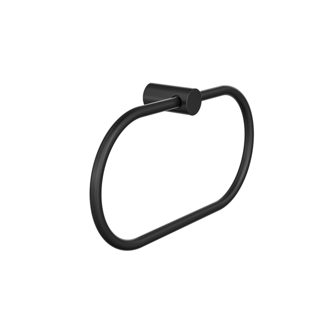 Linsol Dotti Towel Ring Matte Black