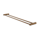 LINSOL Dotti 800Mm Double Towel Rail Aged Bronze