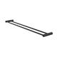 LINSOL Dotti 800Mm Double Towel Rail Matte Black