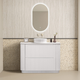 Noveen Almere 1200Mm Freestanding Vanity Cabinet Only Alpine White