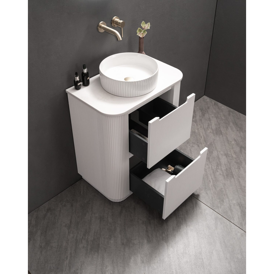 Noveen Almere 750Mm Freestanding Vanity Cabinet Only Alpine White