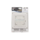 Deflect-O Vent Gravity Louvred Wall Vent Hood 5 White