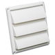 Deflect-O Vent Fixed Louvred Wall Vent 6 White  Hsm6W