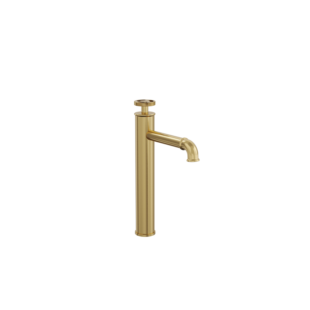Linsol Dynamik Tall Basin Mixer - Brushed Brass