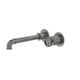 LINSOL Dynamik 2-Plates Wall Basin Or Bath Mixer - Gunmetal