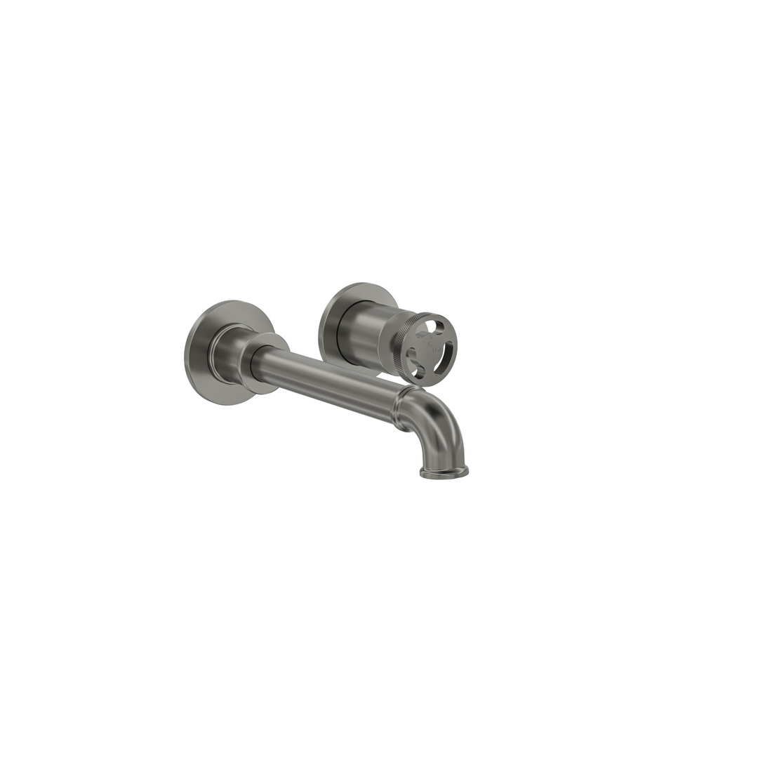 Linsol Dynamik 2-Plates Wall Basin Or Bath Mixer - Gunmetal
