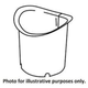 Half Round Down Pipe Pops 90Mm Z/A