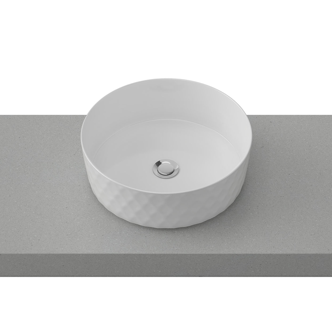 Timberline Diamond Above Counter Basin White Gloss