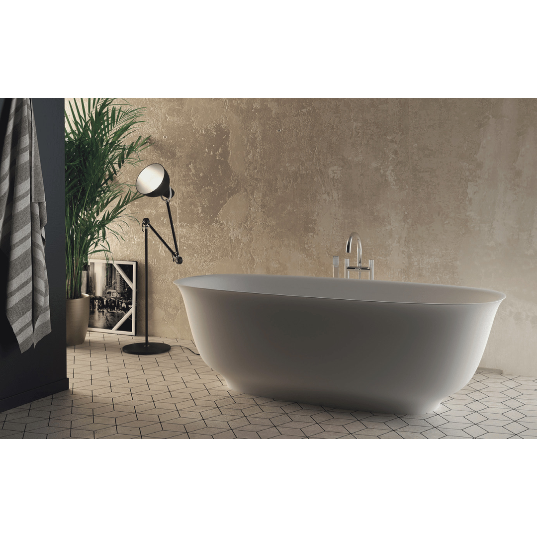 Domus Living Caria Stone Freestanding Bath 1700mm X 750mm Custom Colour