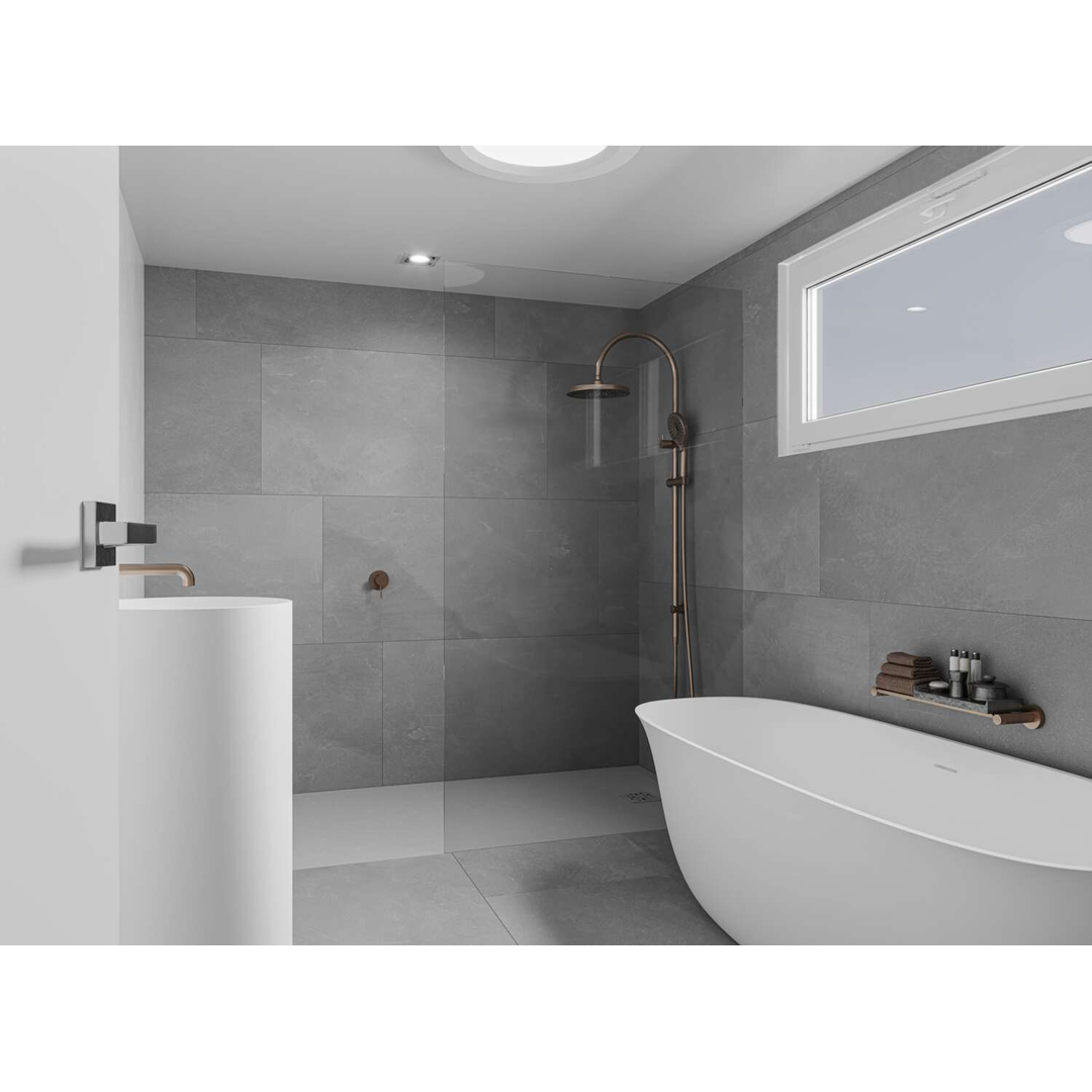 Domus Living Livia Freestanding Bath Matte Black 1650mm