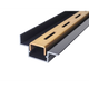 STRIP GRATE VL SHOWER CHANNEL 1200 VARIABLE LENGTH  CP BRUSHED BRASS