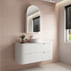 Aulic Curva 1200mm Wall Hung Cabinet Only