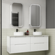 Aulic Flauto 1500 Cabinet Single With Cato Stone Top With Undermount Basin