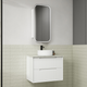 Aulic Flauto 750 Cabinet With Palis White Flat Stone Top