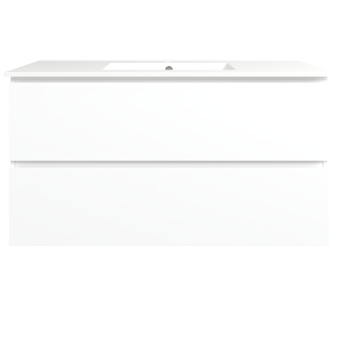 Timberline Elemental Plus 1200Mm Fs/Wh Vanity White Ultra Matt Centre Bowl Alpha Top