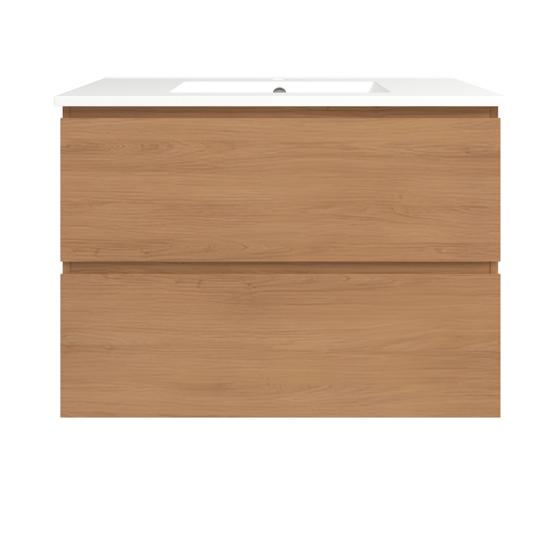Timberline Elemental Plus 900Mm Fs/Wh Vanity Tassie Oak Centre Bowl Alpha Top