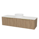 Timberline Elwood Vanity 1500mm Centre Wg Basin Silksurface Ac Top Wall Hung
