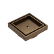LINSOL Ezyflow 110Mm Tile Insert Square Waste Dn89 Aged Bronze
