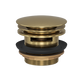 LINSOL Ezyflow 40Mm Pop-Up Plug & Waste With Overflow Brushed Brass